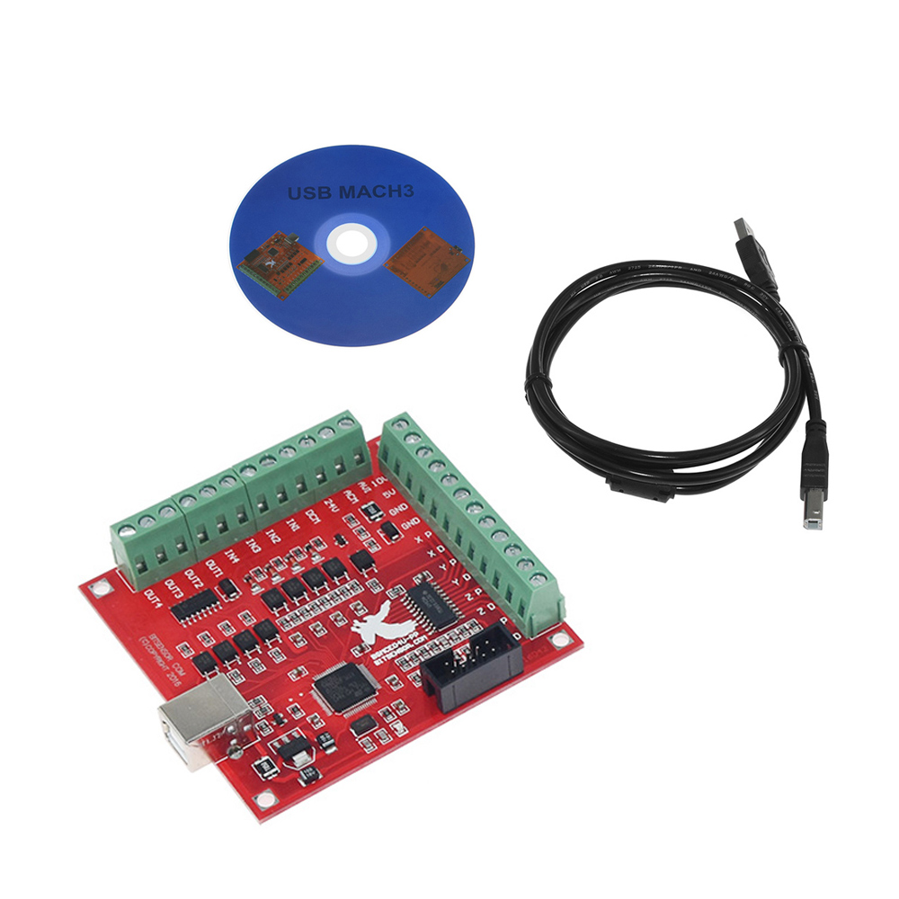 Mach3 Usb Cnc Controller 4 Axis 100Khz - MACH3 لوحة اندلاع USB 100 كيلو