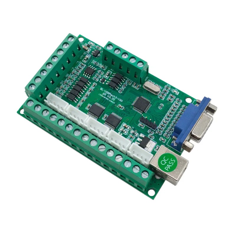 5 Axis Cnc Breakout Board Interface Mach3 - لوحة تحكم CNC USB MACH3 بتردد