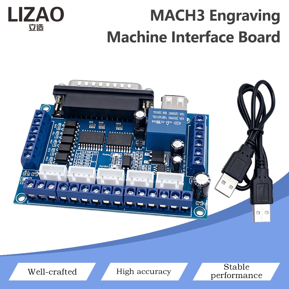 5 Axis Cnc Breakout Board Interface Mach3 - لوحة تحكم MACH3 CNC ذات 5