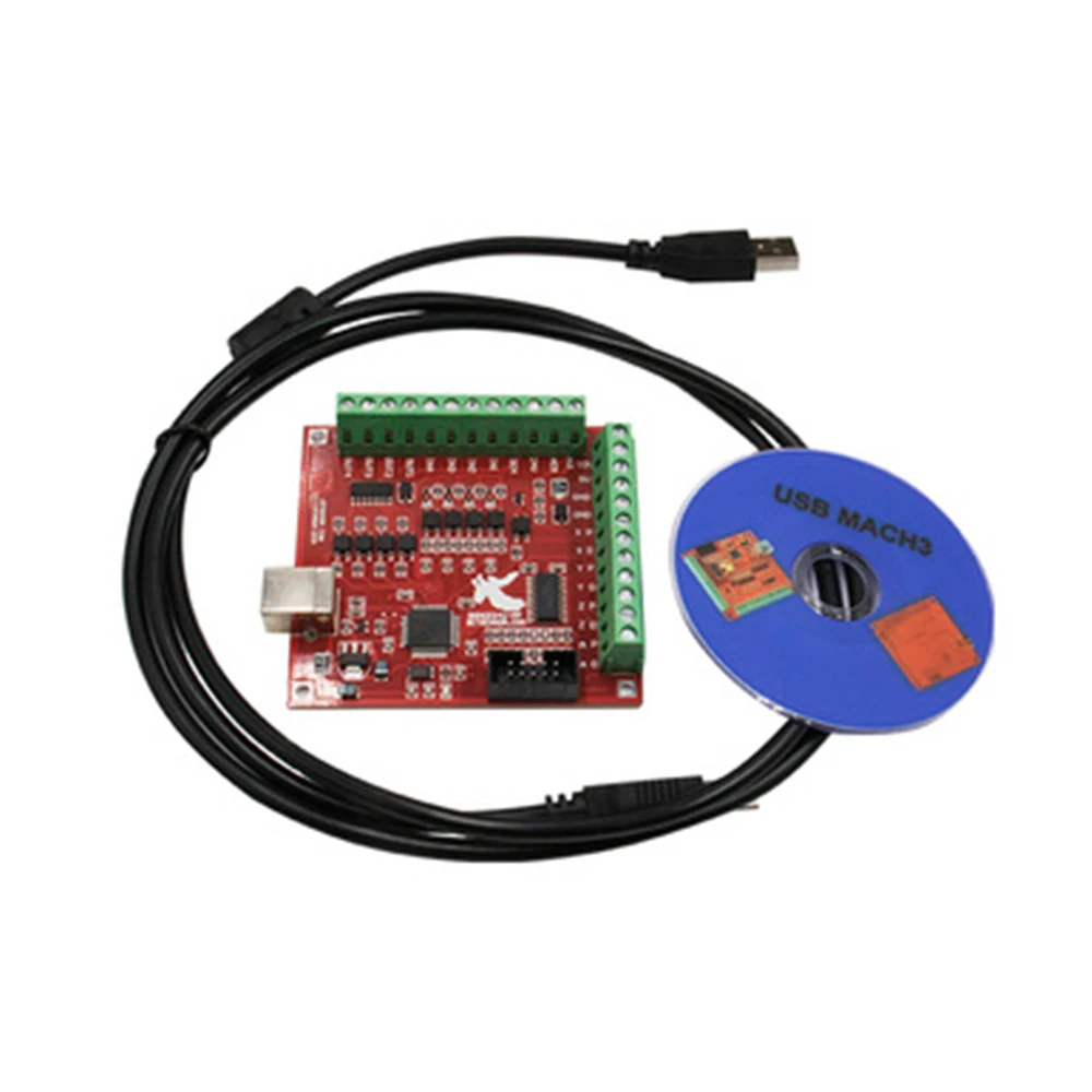 Mach3 Usb Cnc Controller 4 Axis 100Khz - 3 قطعة/المجموعة 1 قطعة MACH3 لوحة