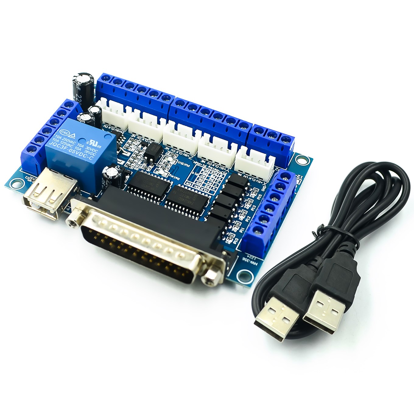 5 Axis Cnc Breakout Board Interface Mach3 - ترقية 5 محور CNC LCD مهايئ