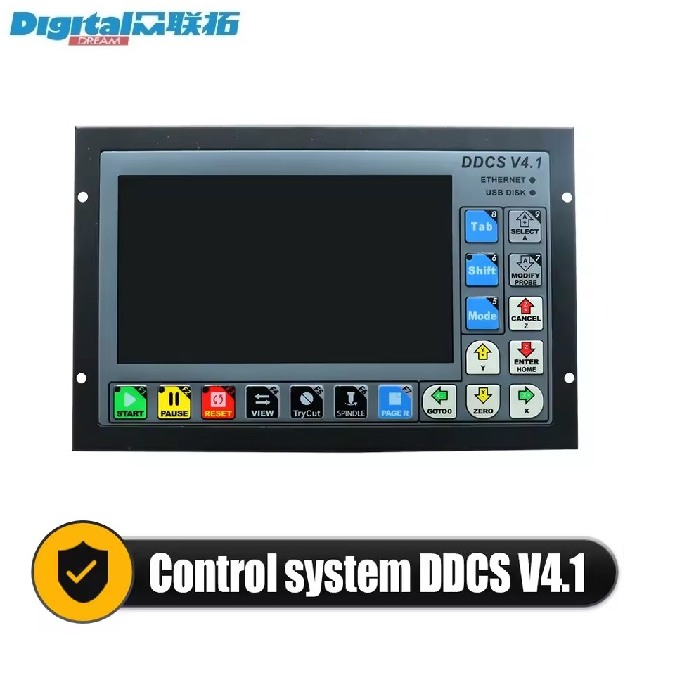نظام تحكم رقمي CNC ثلاثي/رباعي - مراجعة Ddcs V4.1 4 Axis Cnc Offline Controller وسعره