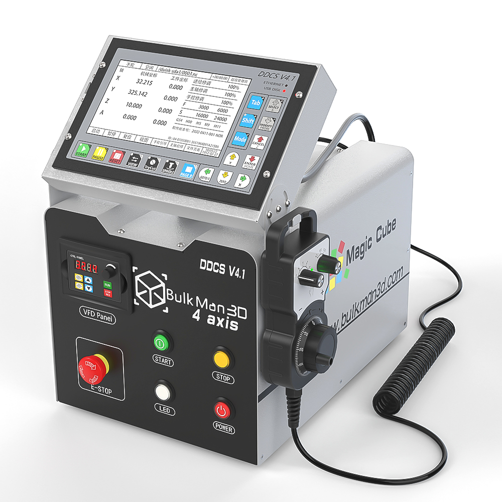 مجموعة كاملة من ماكينات سي إن  - مراجعة Ddcs V4.1 4 Axis Cnc Offline Controller وسعره