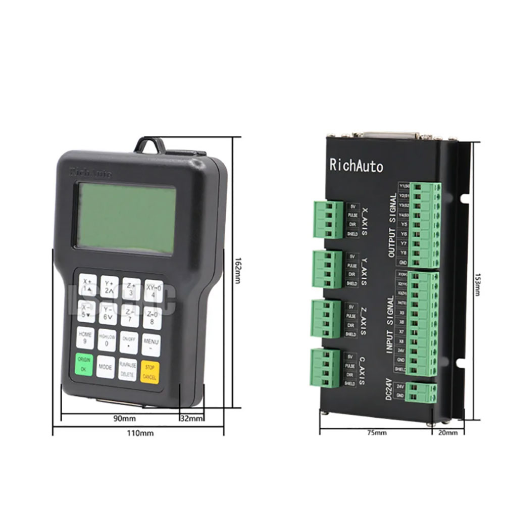 Richauto A11 3-محور Dsp آلة ال - مراجعة Richauto A11 Dsp Controller 3 Axis وسعره
