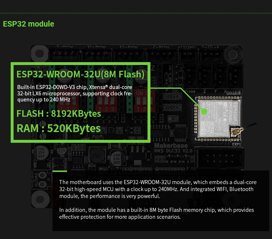 Makerbase MKS DLC32 V2.1 32Bit - مراجعة Grbl 32 Bit Control Board Offline Display وسعره