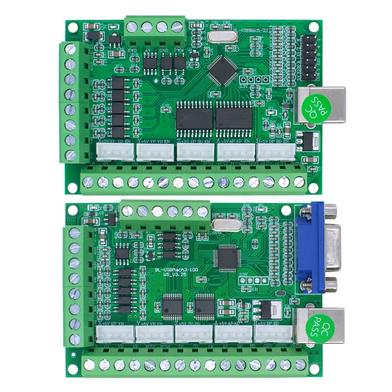 1 قطعة لوحة للقيادة المحرك باس - مراجعة 5 Axis Cnc Breakout Board Interface Mach3 وسعره