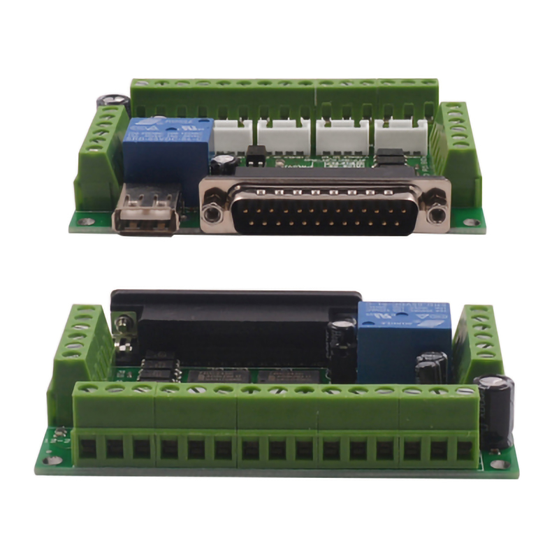 مجموعة واحدة من محول واجهة CNC - مراجعة 5 Axis Cnc Breakout Board Interface Mach3 وسعره
