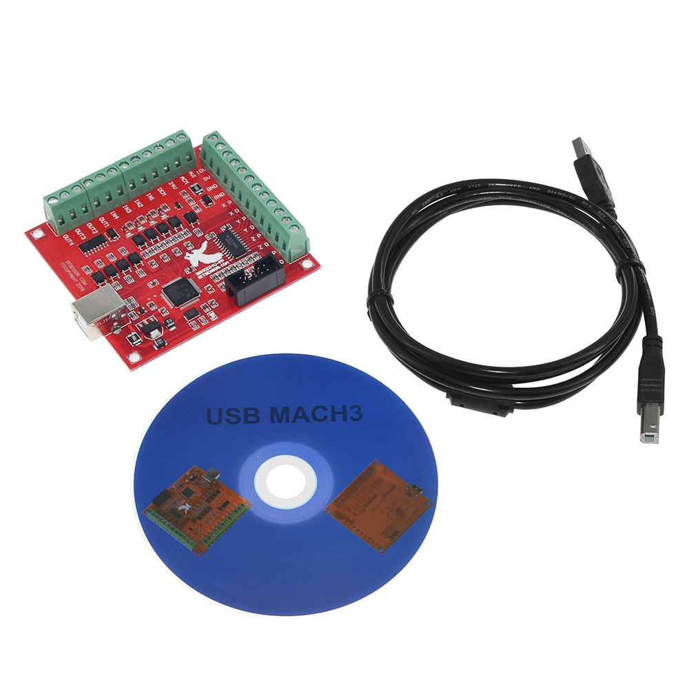 لوحة القطع CNC USB Mach3 100Kh - مراجعة Mach3 Usb Cnc Controller 4 Axis 100Khz وسعره