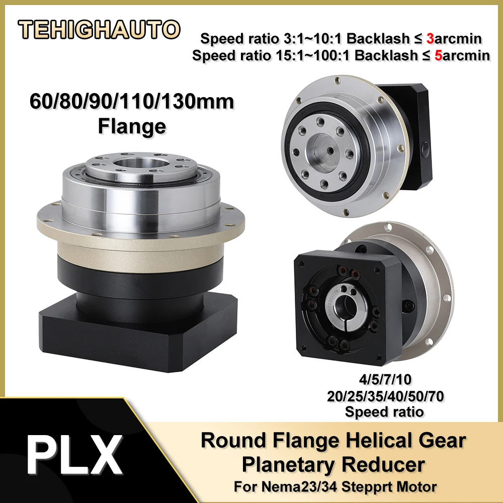 شفة دائرية حلقية والعتاد الكوا - مراجعة Planetary Gearbox Reducer Nema 23 34 وسعره