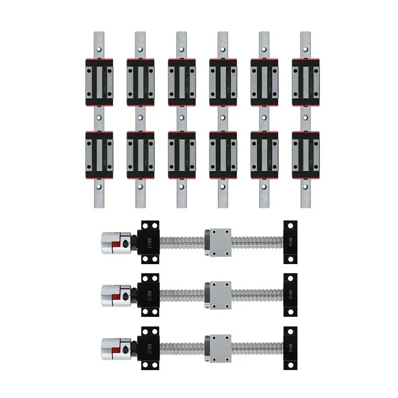 قضبان خطية ومسارات توجيه خطية  - مراجعة Hgr20 Linear Guide Rail Ballscrew Set وسعره