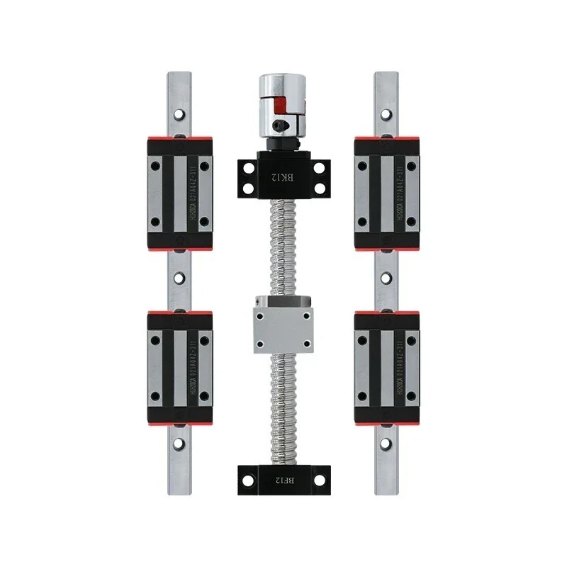 قضبان خطية ومسارات توجيه خطية  - مراجعة Hgr20 Linear Guide Rail Ballscrew Set وسعره
