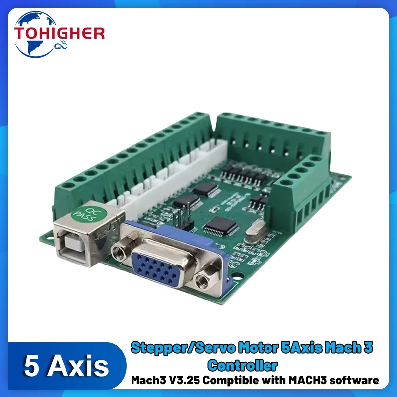 5 محور واجهة مجلس Mach3 لوحة ا - مراجعة 5 Axis Cnc Breakout Board Interface Mach3 وسعره