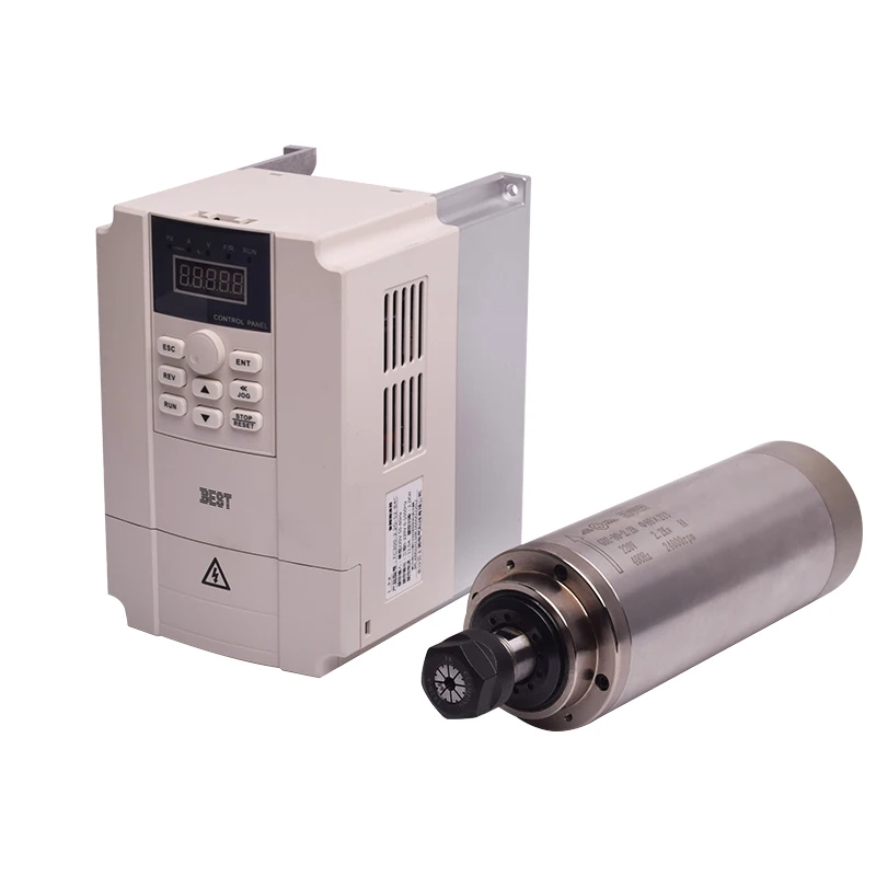 مجموعة محاور GDZ عالية السرعة  - مراجعة 2.2Kw Water Cooled Spindle Kit Vfd وسعره