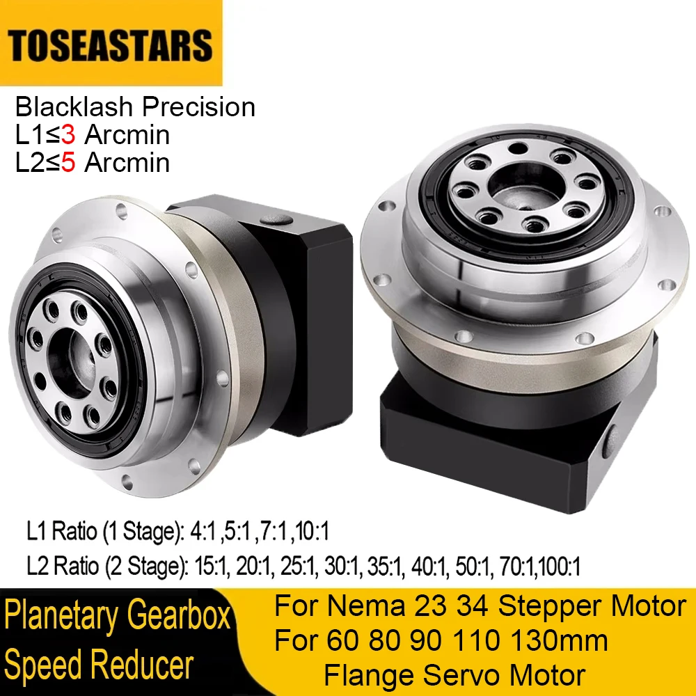 عالية الدقة حلزونية والعتاد ال - مراجعة Planetary Gearbox Reducer Nema 23 34 وسعره