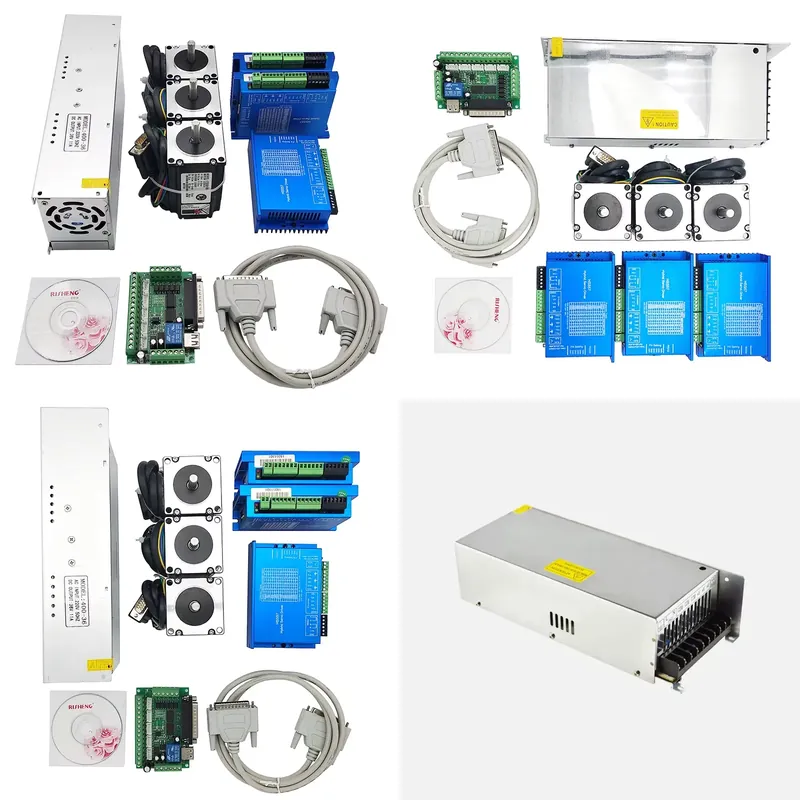طقم محركات سيرفو CNC ثلاثية ال - مراجعة Nema 23 Closed Loop Stepper Motor Driver Kit وسعره