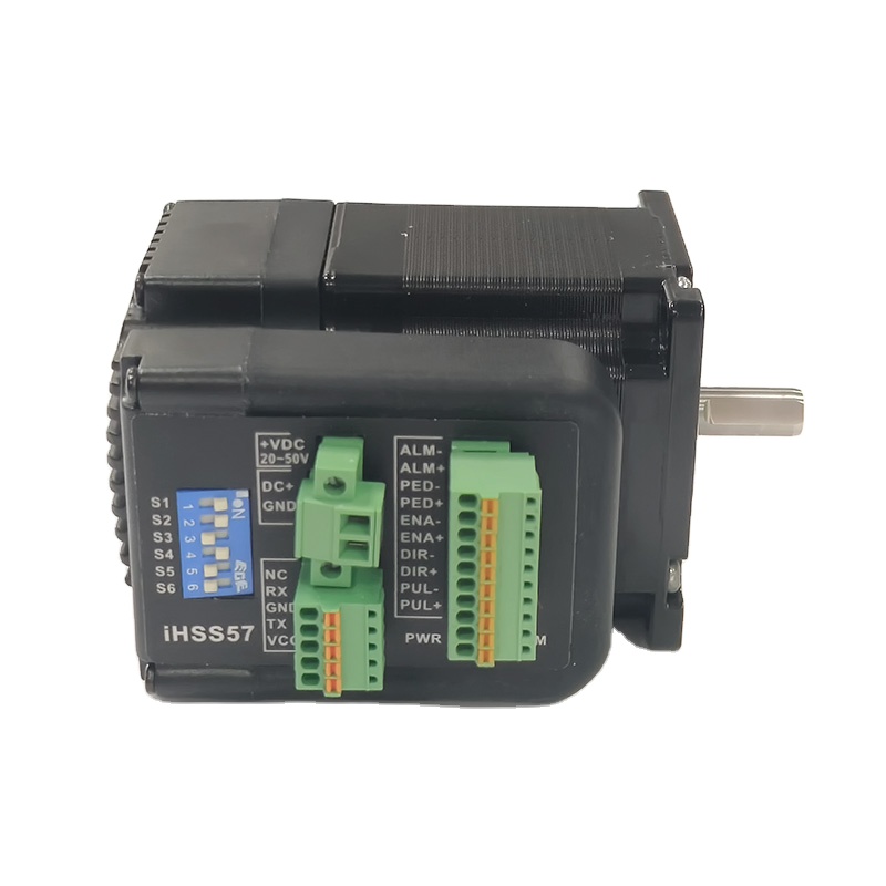 محرك سيرفو Nema 23 مدمج بنظام  - مراجعة Nema 23 Closed Loop Stepper Motor Driver Kit وسعره