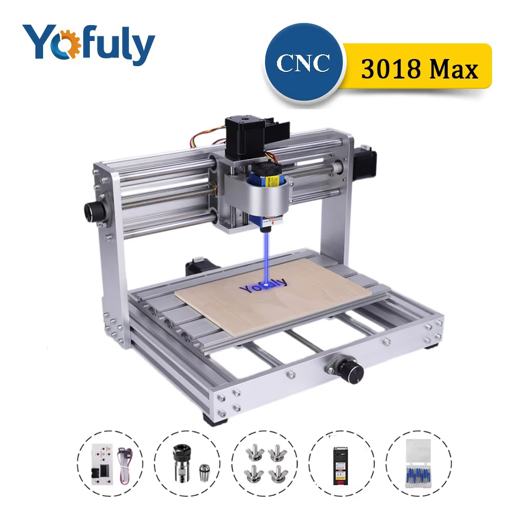 ماكينة نقش المعادن باستخدام ال - مراجعة Cnc 3018 Pro Max Metal وسعره