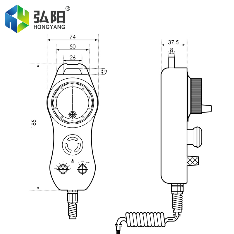 عجلة تحكم يدوية HYCNC CNC MPG  - مراجعة Ddcs V4.1 4 Axis Cnc Offline Controller وسعره