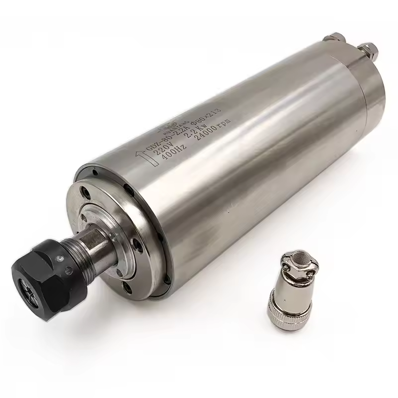 طقم عمود دوران مبرد بالهواء 1. - مراجعة Air Cooled 1.5Kw Spindle Motor Inverter 110V وسعره