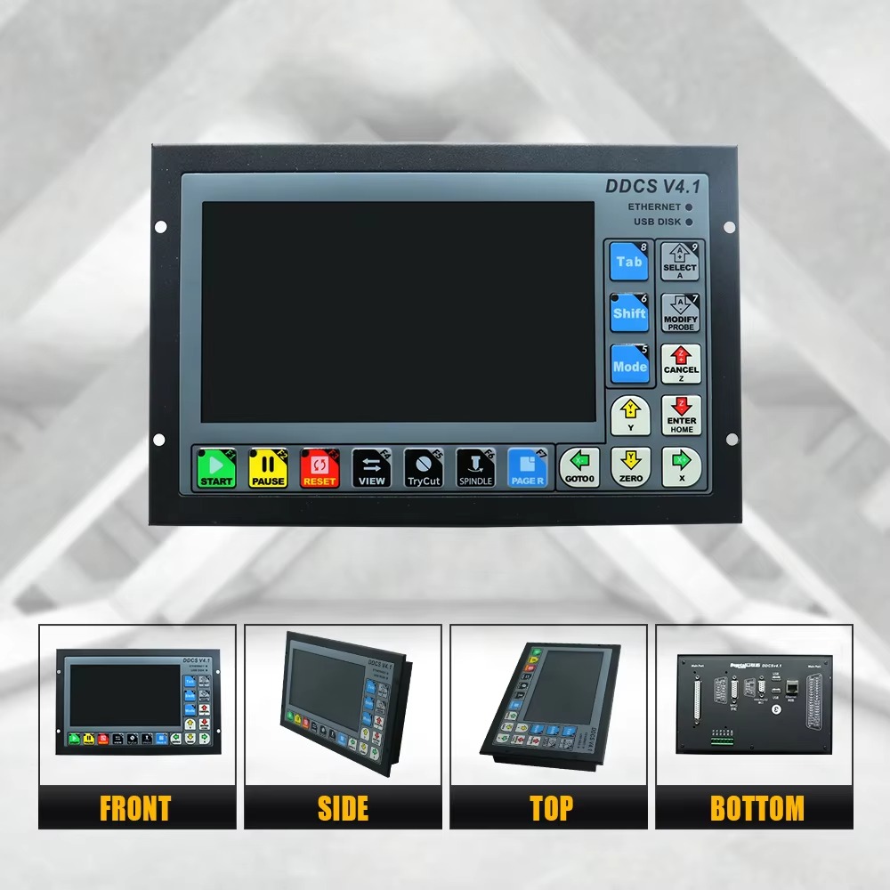 DDCS-V4.1 4-محور وحدة تحكم الح - مراجعة Ddcs V4.1 4 Axis Cnc Offline Controller وسعره