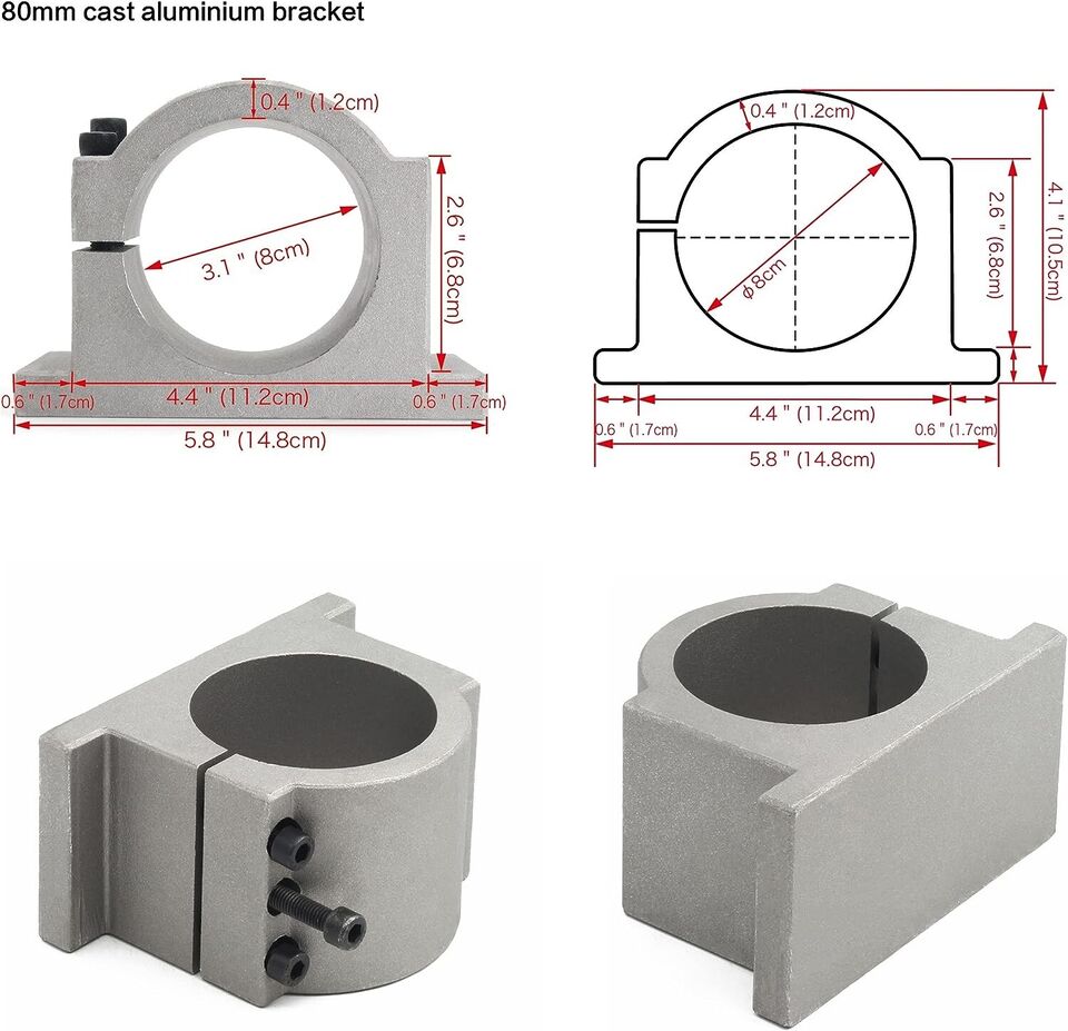 【الاتحاد الأوروبي/الولايات الم - مراجعة 2.2Kw Water Cooled Spindle Kit Vfd وسعره