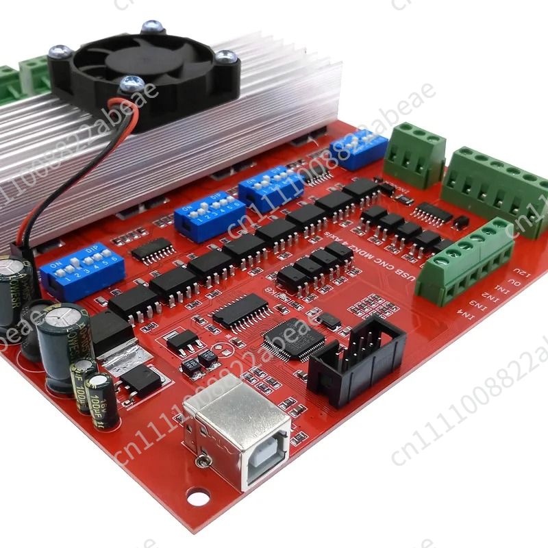 لوحة واجهة USB رباعية المحاور  - مراجعة Mach3 Usb Cnc Controller 4 Axis 100Khz وسعره