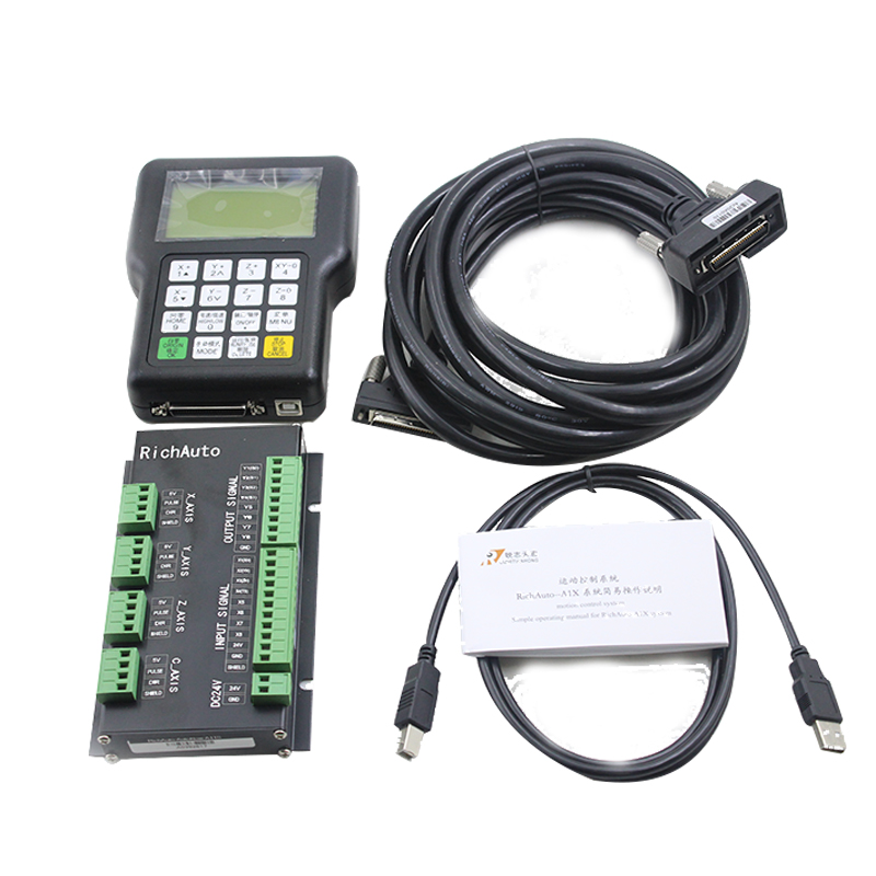 وحدة تحكم Richauto A11 CNC مع  - مراجعة Richauto A11 Dsp Controller 3 Axis وسعره