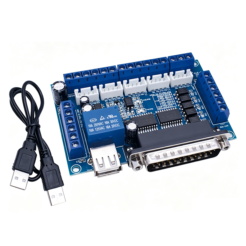 لوحة تحكم MACH3 CNC ذات 5 محاو - مراجعة 5 Axis Cnc Breakout Board Interface Mach3 وسعره