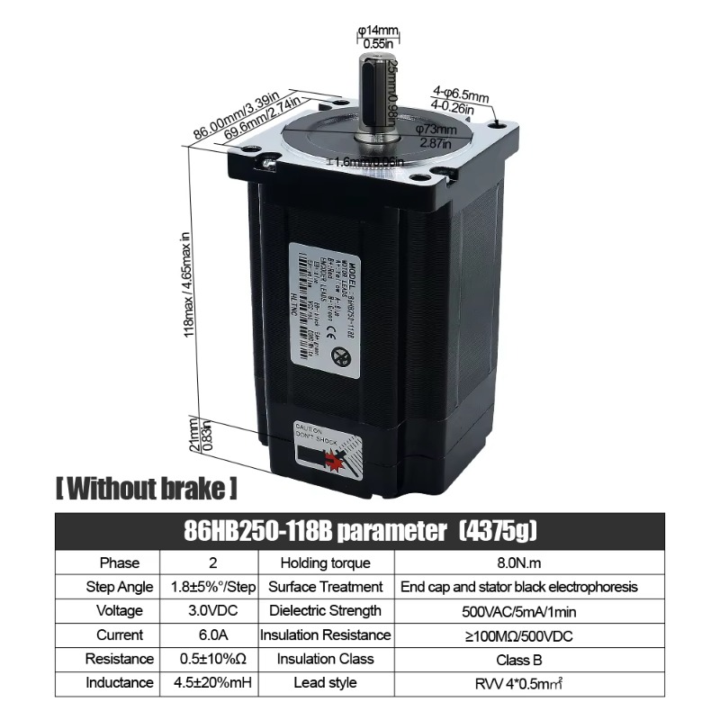 طقم محرك ستيبر مغلق الدائرة رب - مراجعة Hybrid Servo Driver Nema 34 8.5Nm وسعره