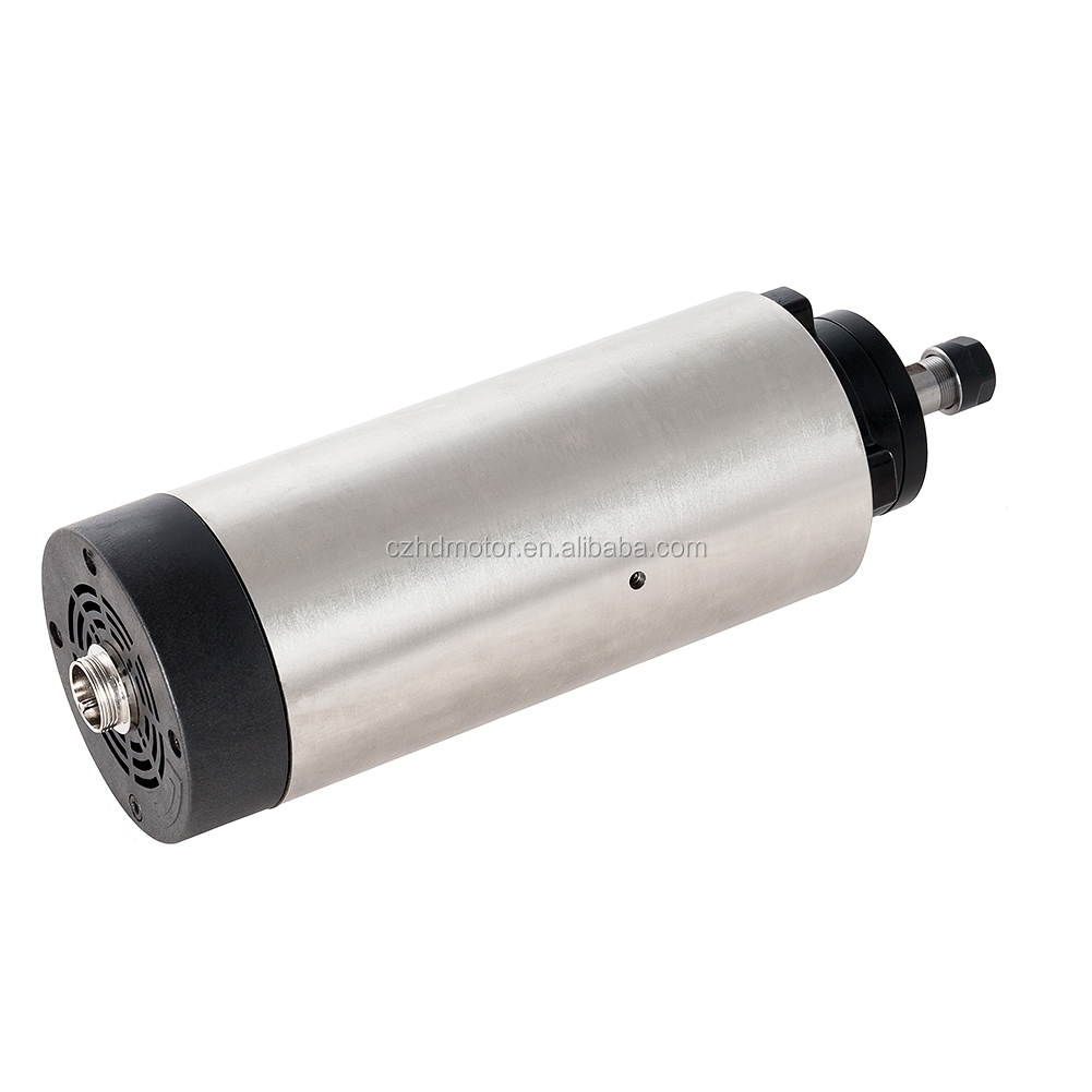 CNC المغزل موتور كيت 80 مللي م - مراجعة Air Cooled 1.5Kw Spindle Motor Inverter 110V وسعره