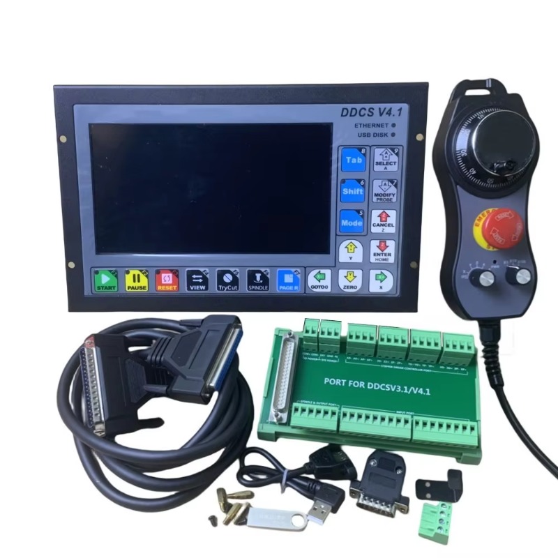 أحدث Ddcs V4.1 3/4 محور وحدة ت - مراجعة Ddcs V4.1 4 Axis Cnc Offline Controller وسعره