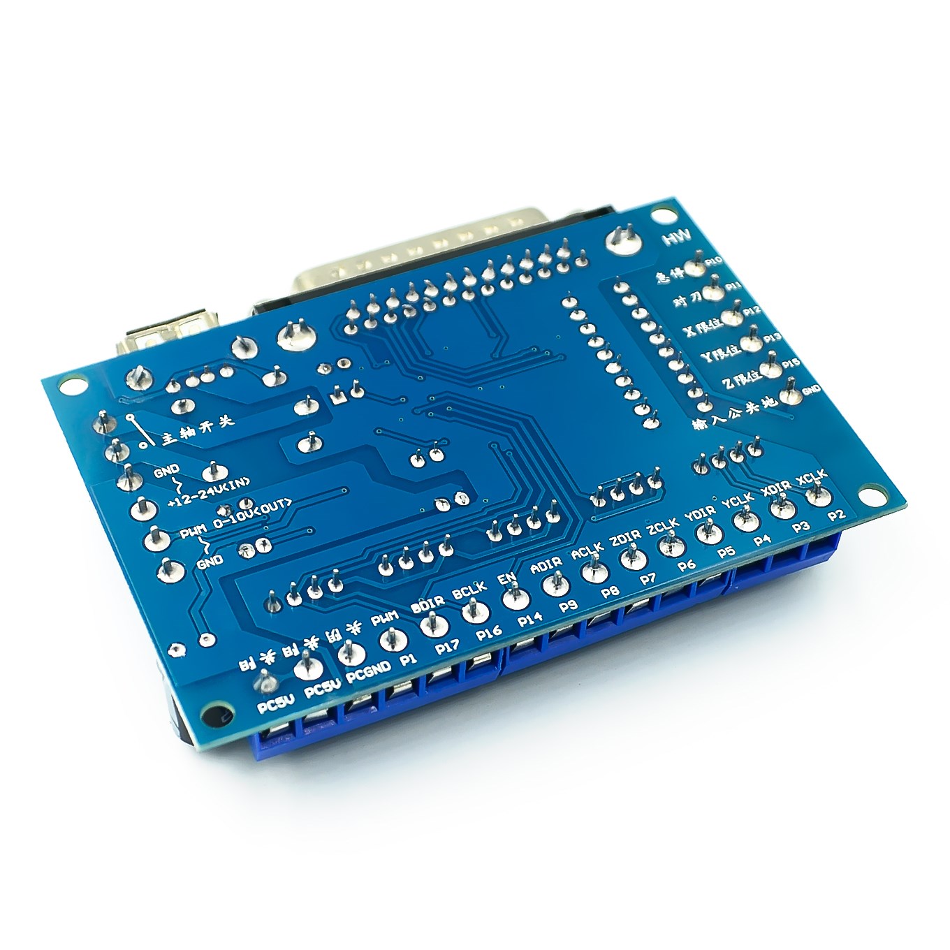 ترقية 5 محور CNC LCD مهايئ لشا - مراجعة 5 Axis Cnc Breakout Board Interface Mach3 وسعره